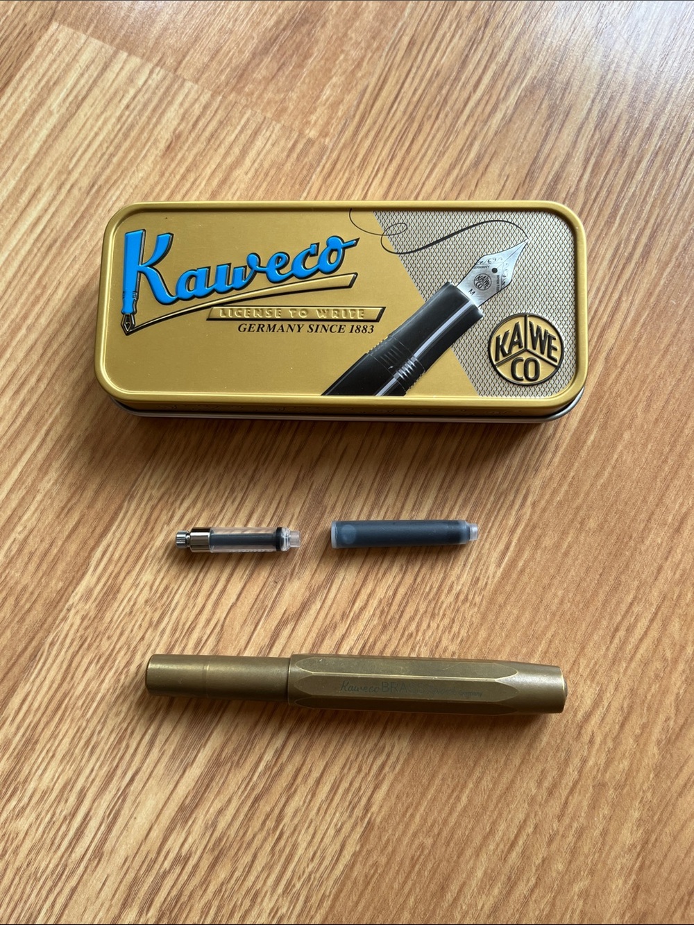 Kaweco brass sport Germany fountain pen
